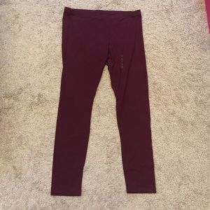 Maroon Leggings